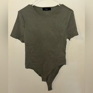 Forever21+ Green bodysuit